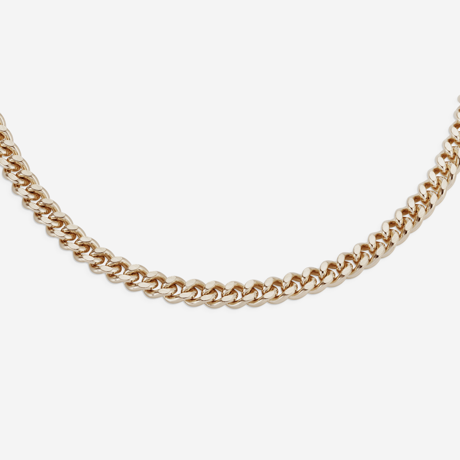 886 Royal Mint Necklaces 886 Curb Chain in 9ct Yellow Gold
