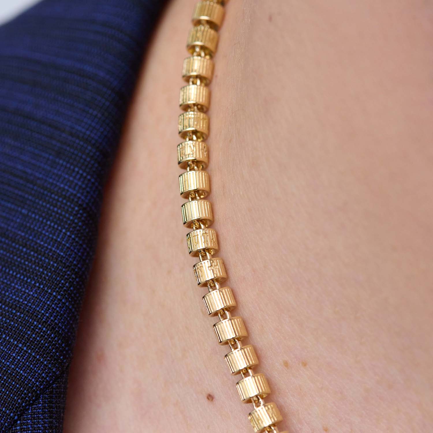 886 Royal Mint Necklaces Tutamen Stack Necklace 18ct Yellow Gold