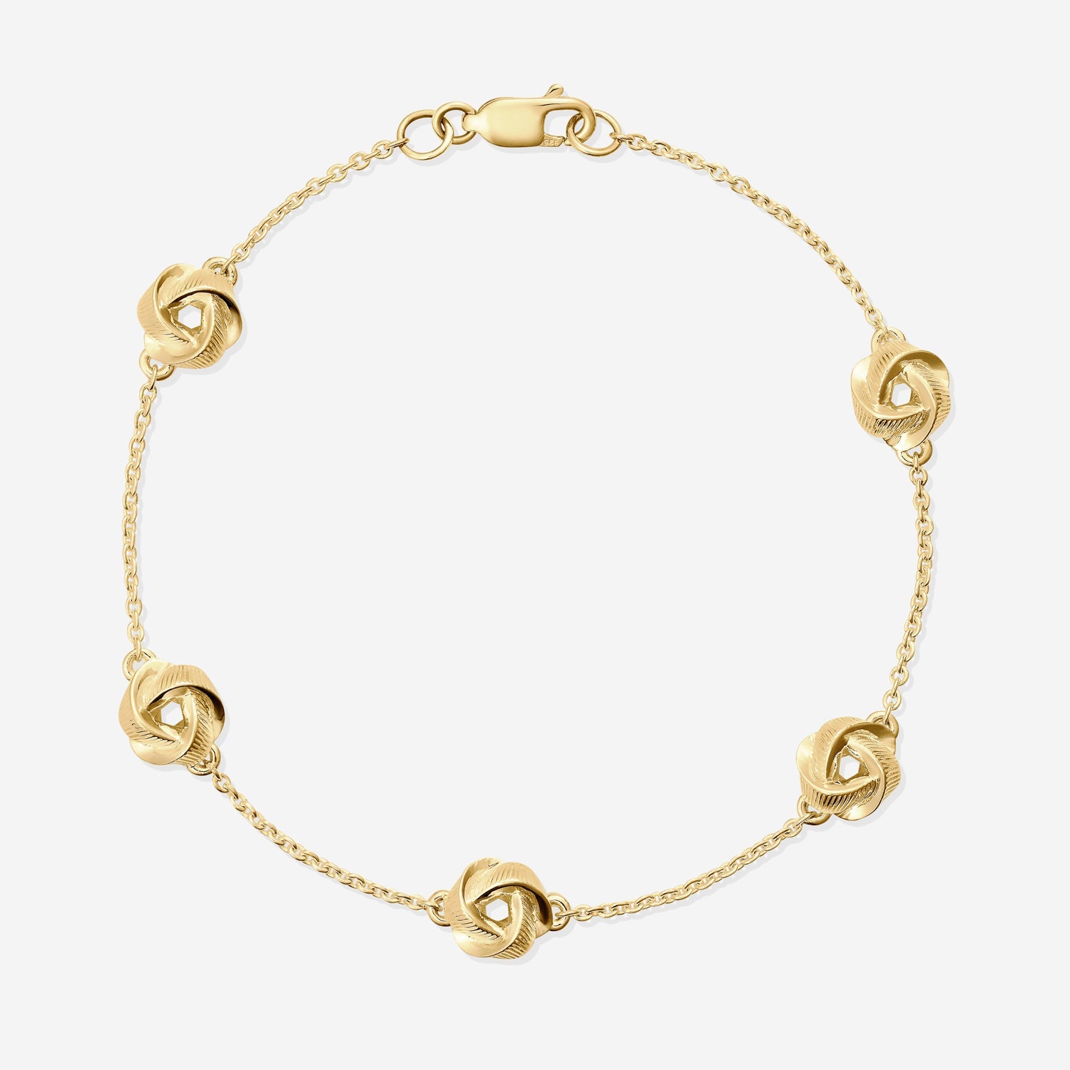 886 Royal Mint Bracelets Knot Bracelet 18ct Yellow Gold