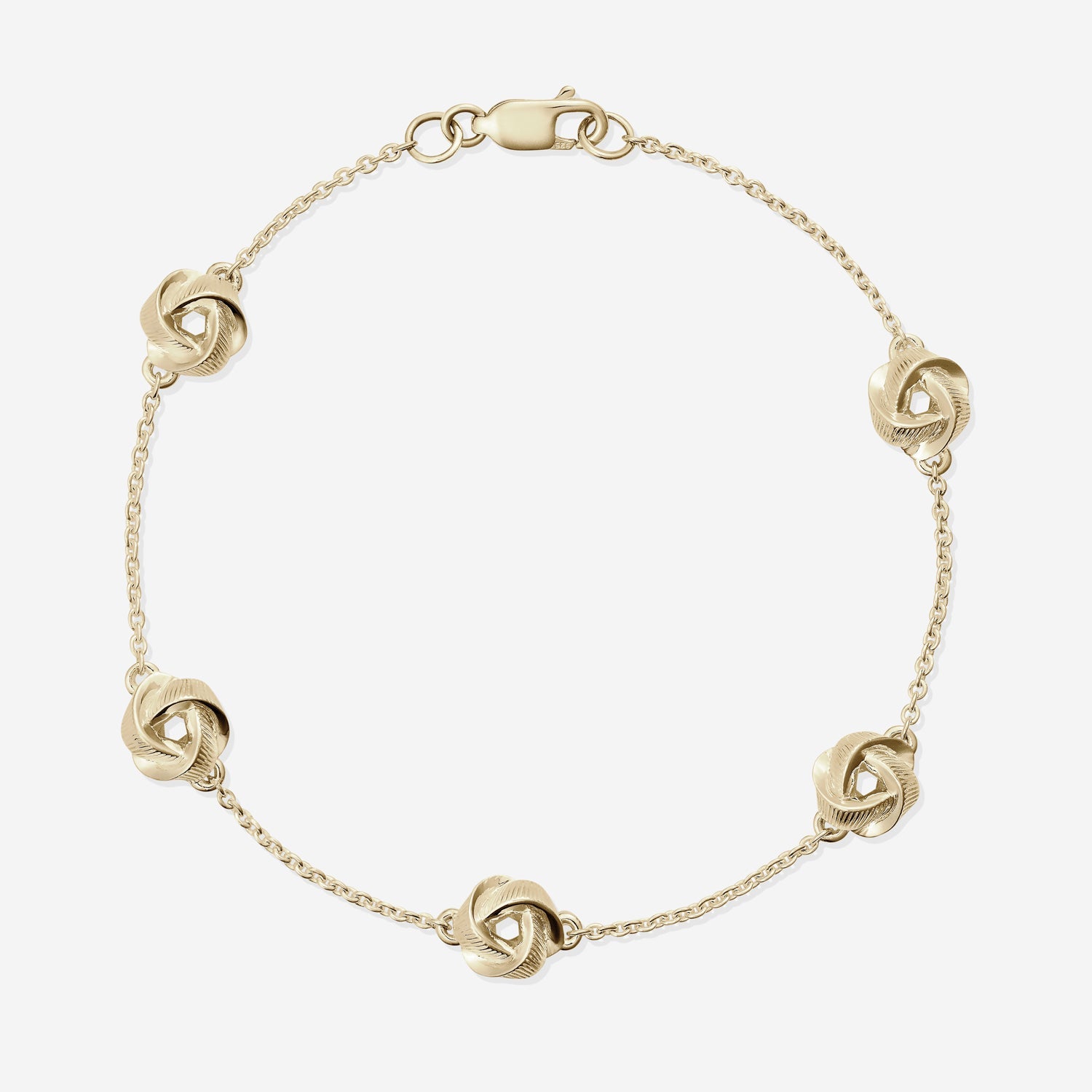886 Royal Mint Bracelets Knot Bracelet 9ct Yellow Gold