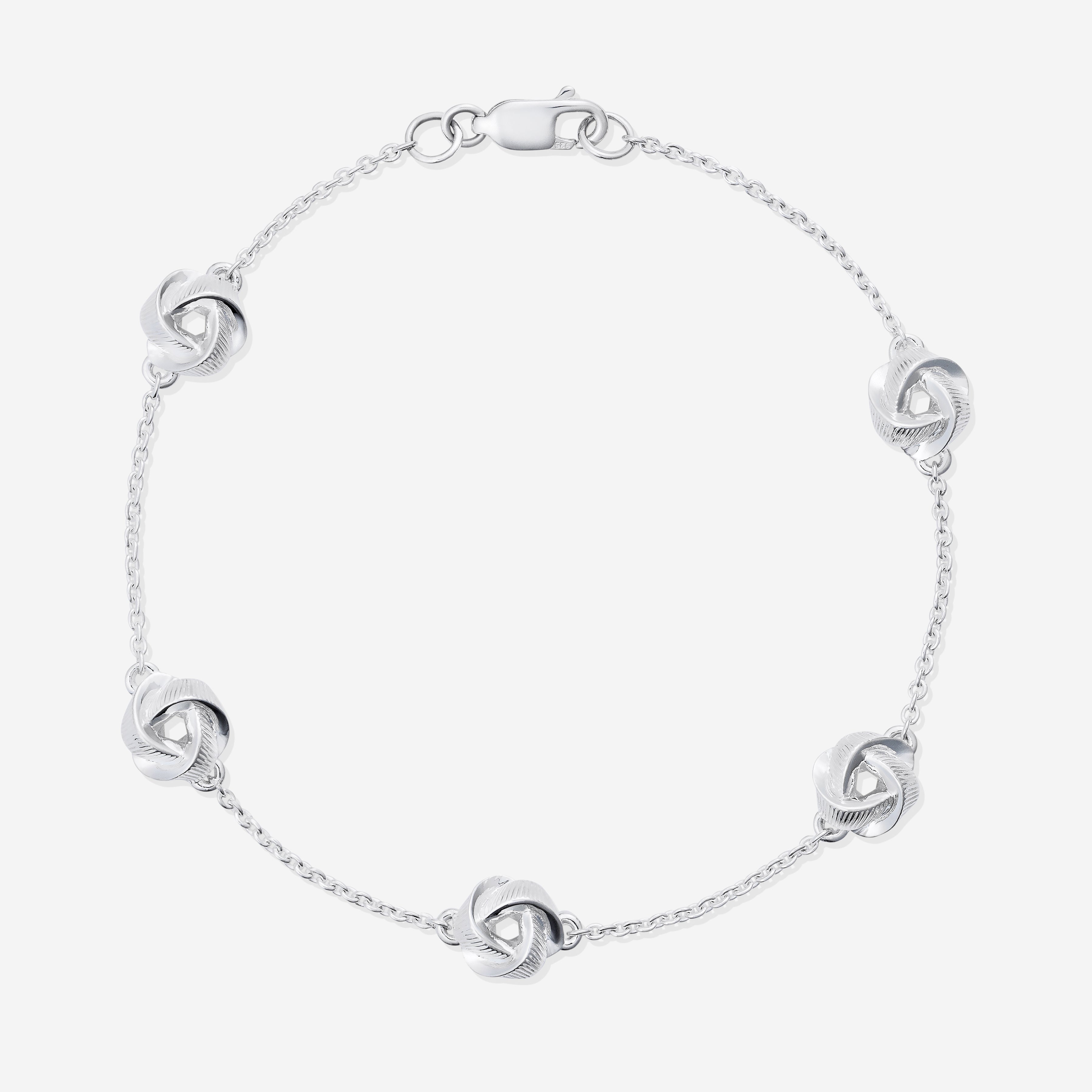 886 Royal Mint Bracelets Knot Bracelet Sterling Silver