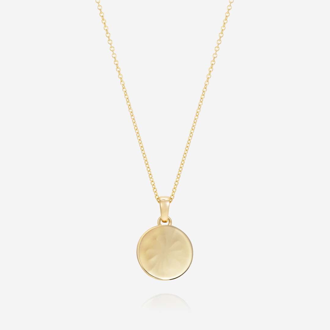 886 Royal Mint Pendants & Charms 886 Four-Leaf Clover Caustic Pendant with Chain 18ct Yellow Gold
