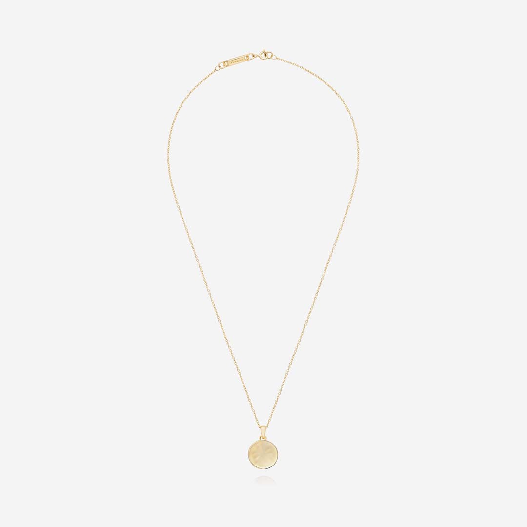 886 Royal Mint Pendants & Charms 886 Four-Leaf Clover Caustic Pendant with Chain 18ct Yellow Gold