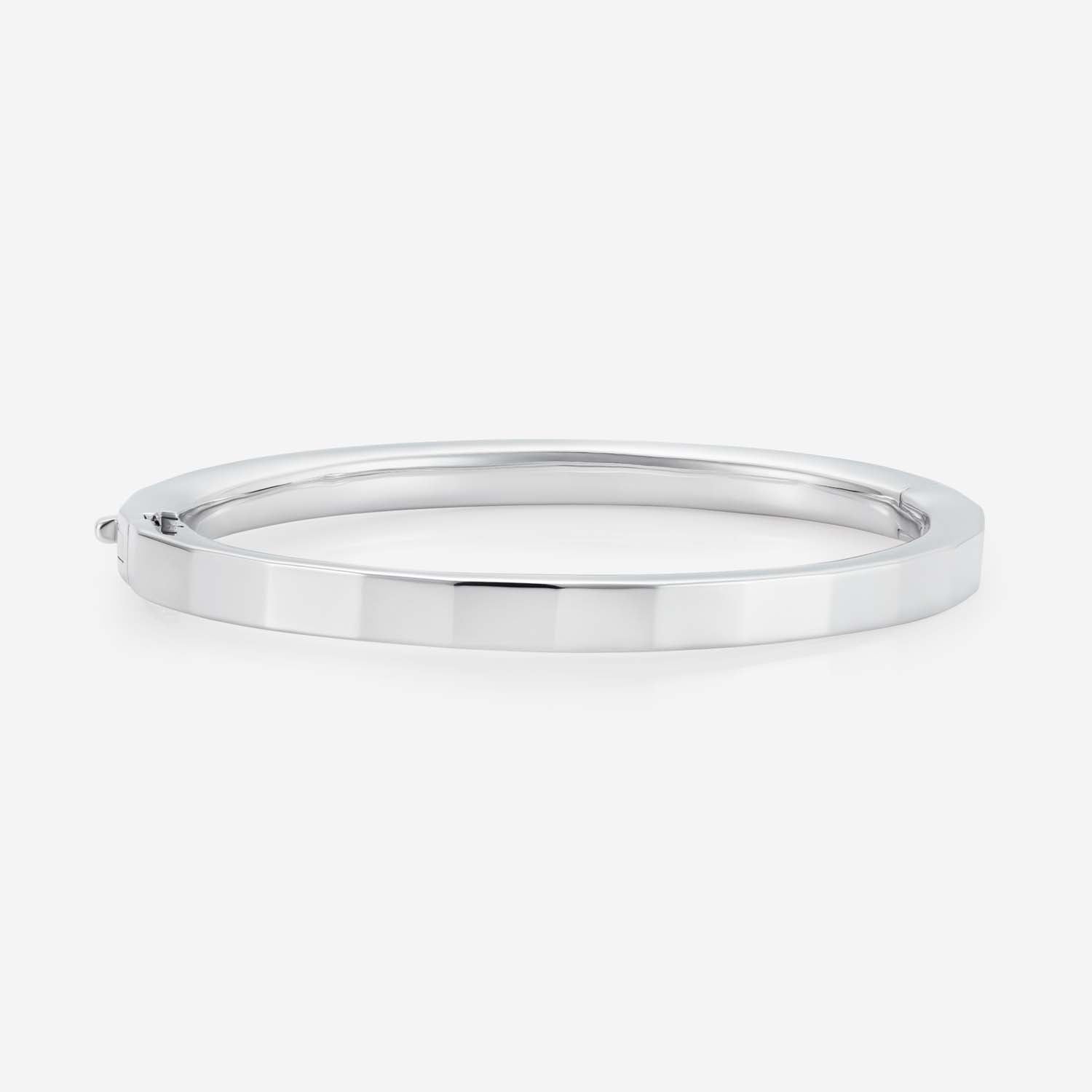 886 Royal Mint Bracelets Decus Hinged Bangle Silver