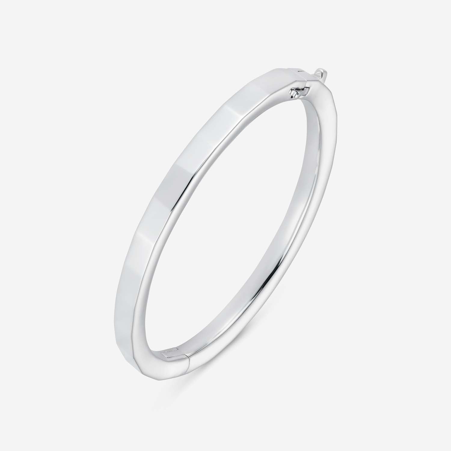 886 Royal Mint Bracelets Decus Hinged Bangle Silver
