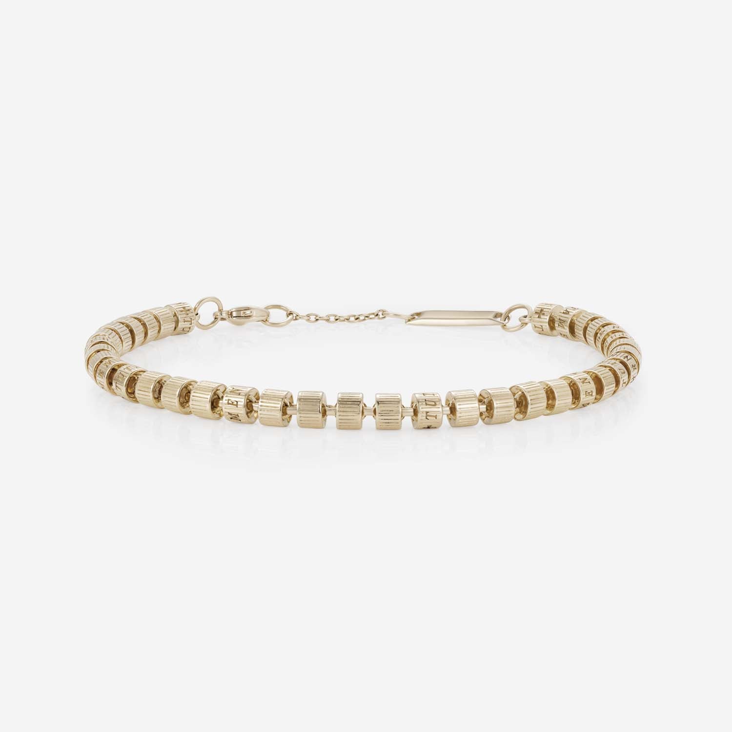 886 Royal Mint Bracelets Tutamen Stack Bracelet 9ct Yellow Gold