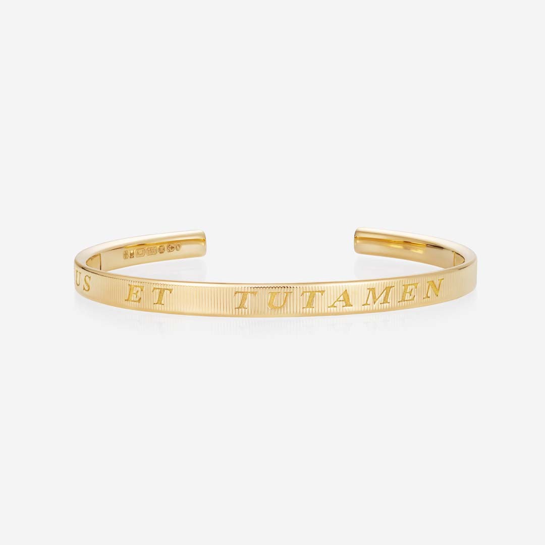 886 Royal Mint Bracelets Tutamen Cuff 18ct Yellow Gold