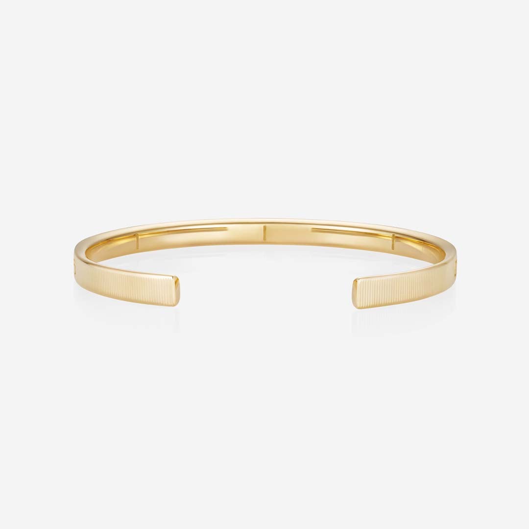 886 Royal Mint Bracelets Tutamen Cuff 18ct Yellow Gold