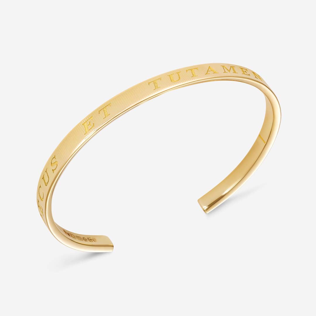 886 Royal Mint Bracelets Tutamen Cuff 18ct Yellow Gold