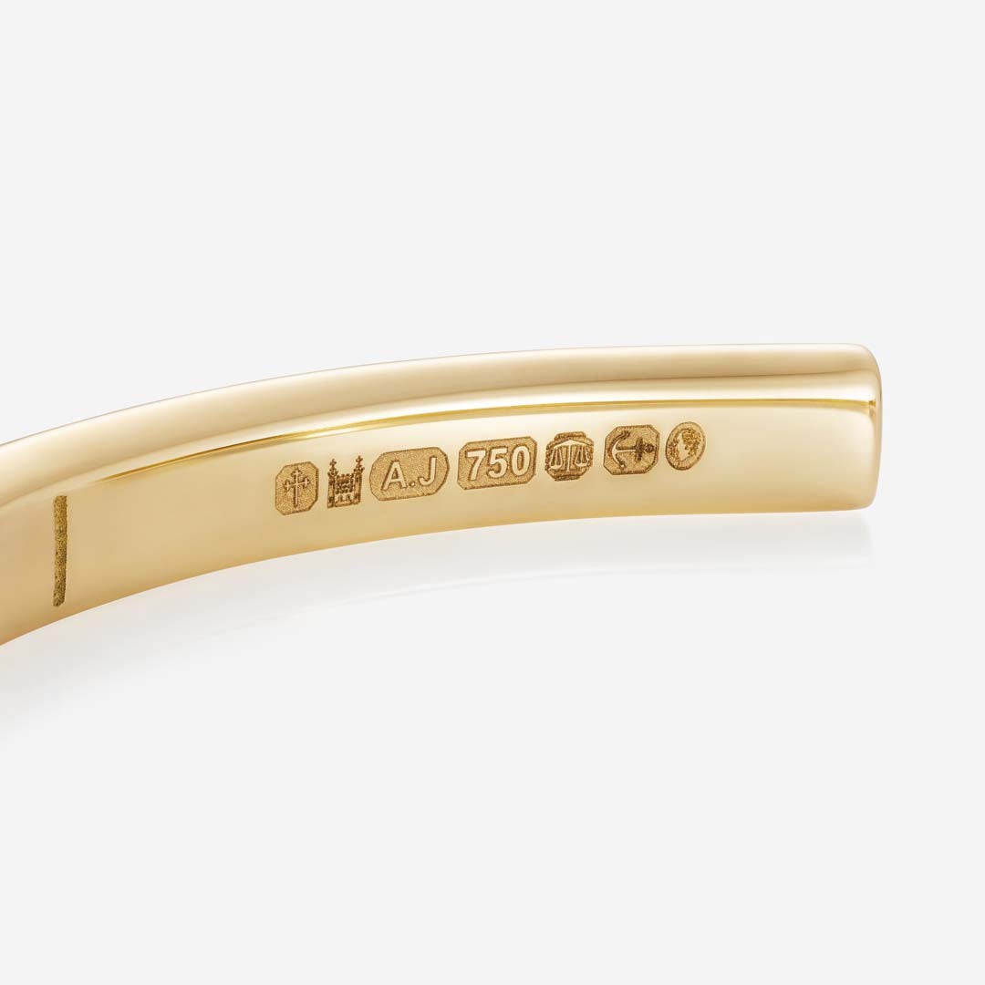 886 Royal Mint Bracelets Tutamen Cuff 18ct Yellow Gold
