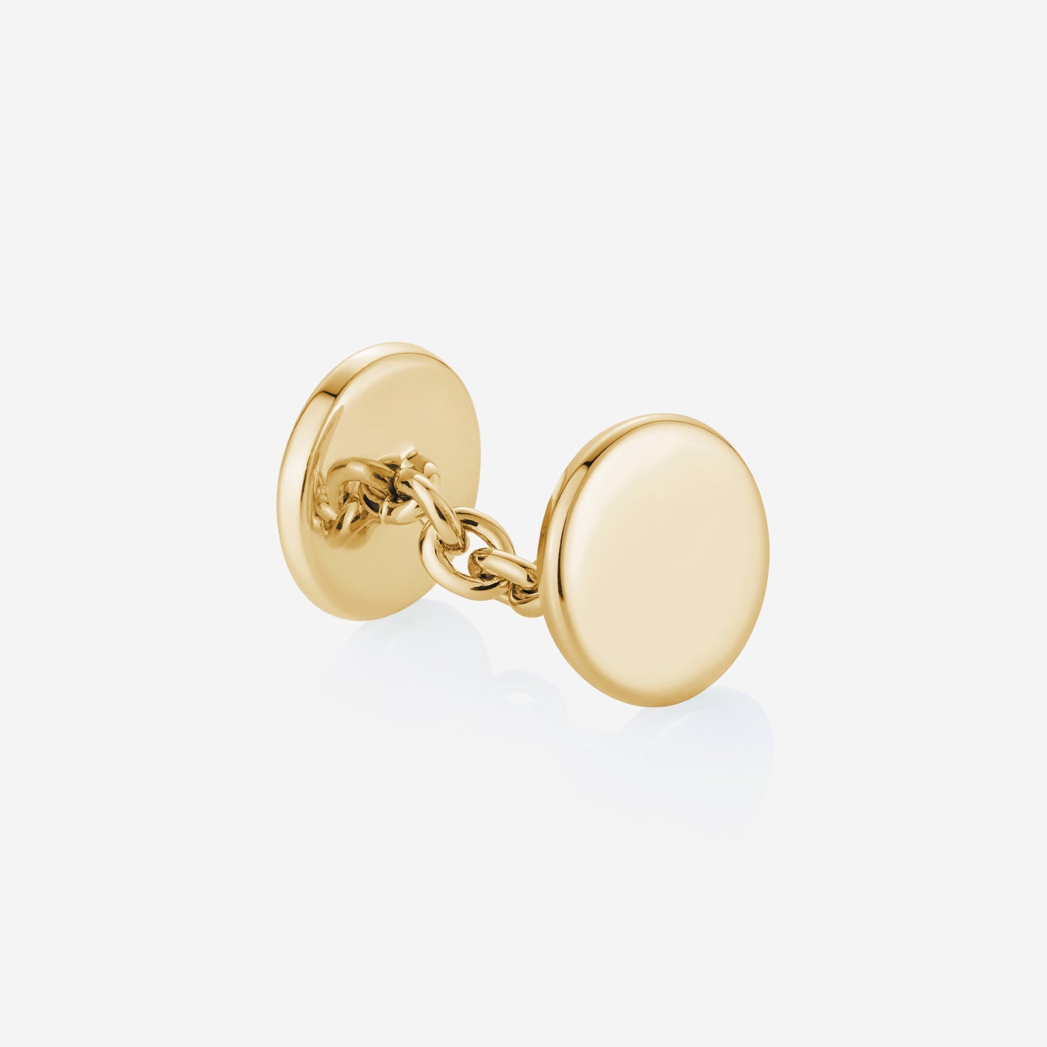 886 Royal Mint Cufflinks 886 Round Cufflinks 18ct Yellow Gold