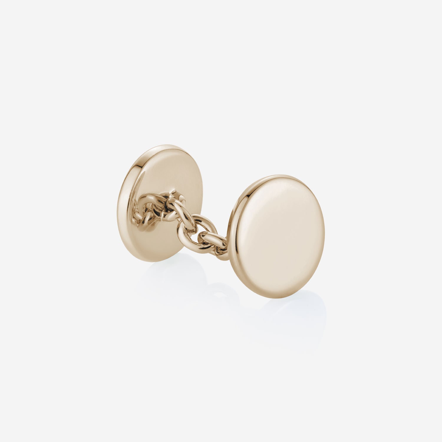 886 Royal Mint Cufflinks 886 Round Cufflinks 9ct Yellow Gold