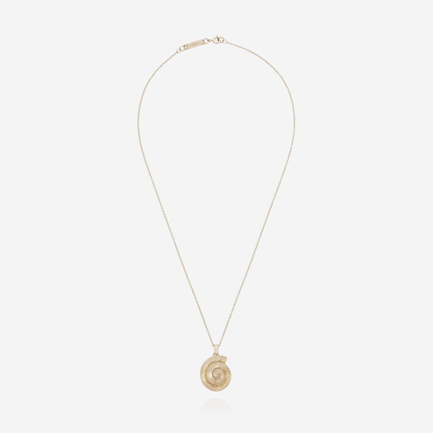 886 Royal Mint Necklaces Tutamen Spiral Pendant with Chain 9ct Yellow Gold