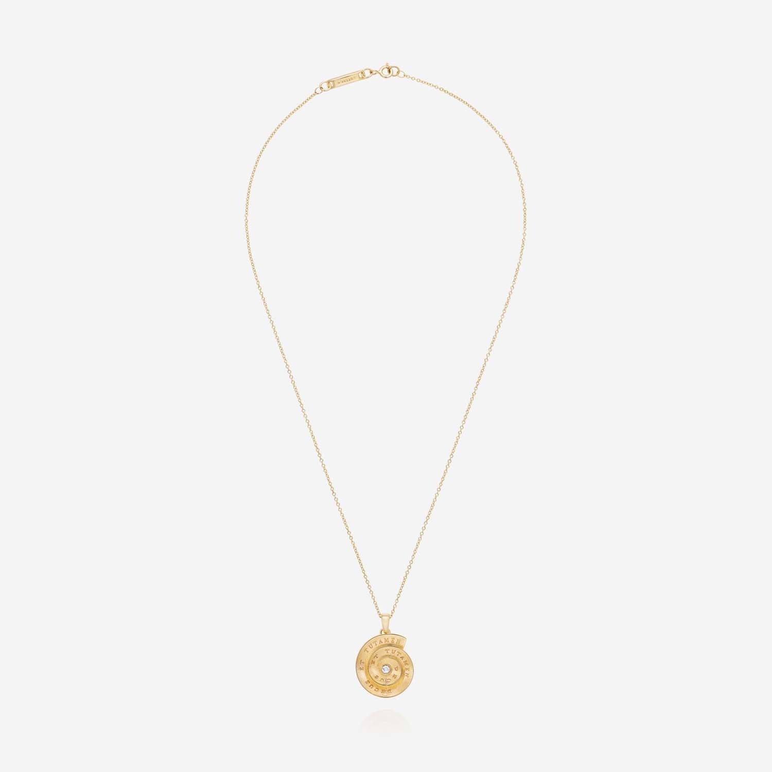 886 Royal Mint Necklaces Tutamen Diamond Spiral Pendant 18ct Yellow Gold