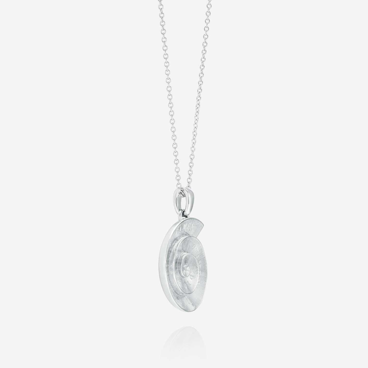 886 Royal Mint Necklaces Tutamen Spiral Pendant with Chain Silver