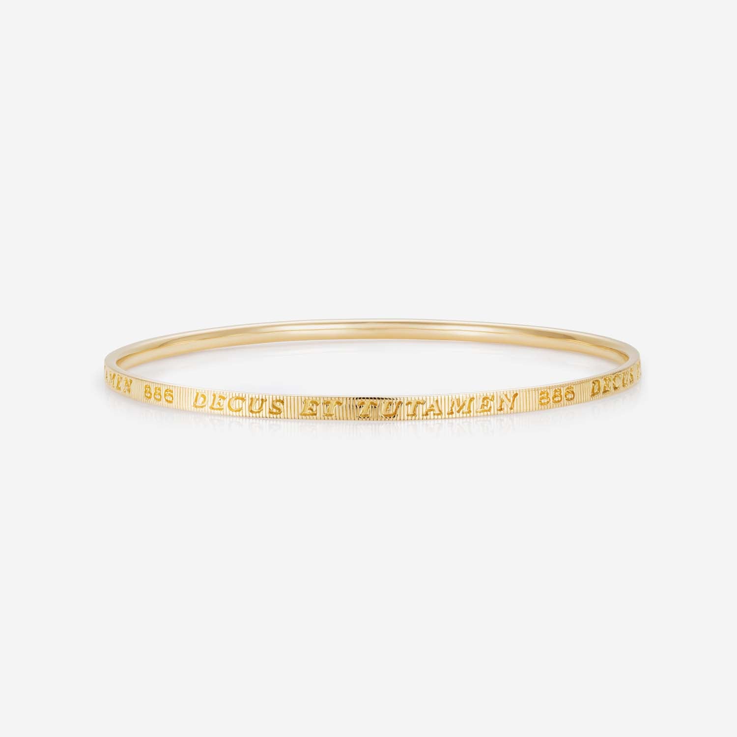886 Royal Mint Bracelets Tutamen Bangle 18ct Yellow Gold