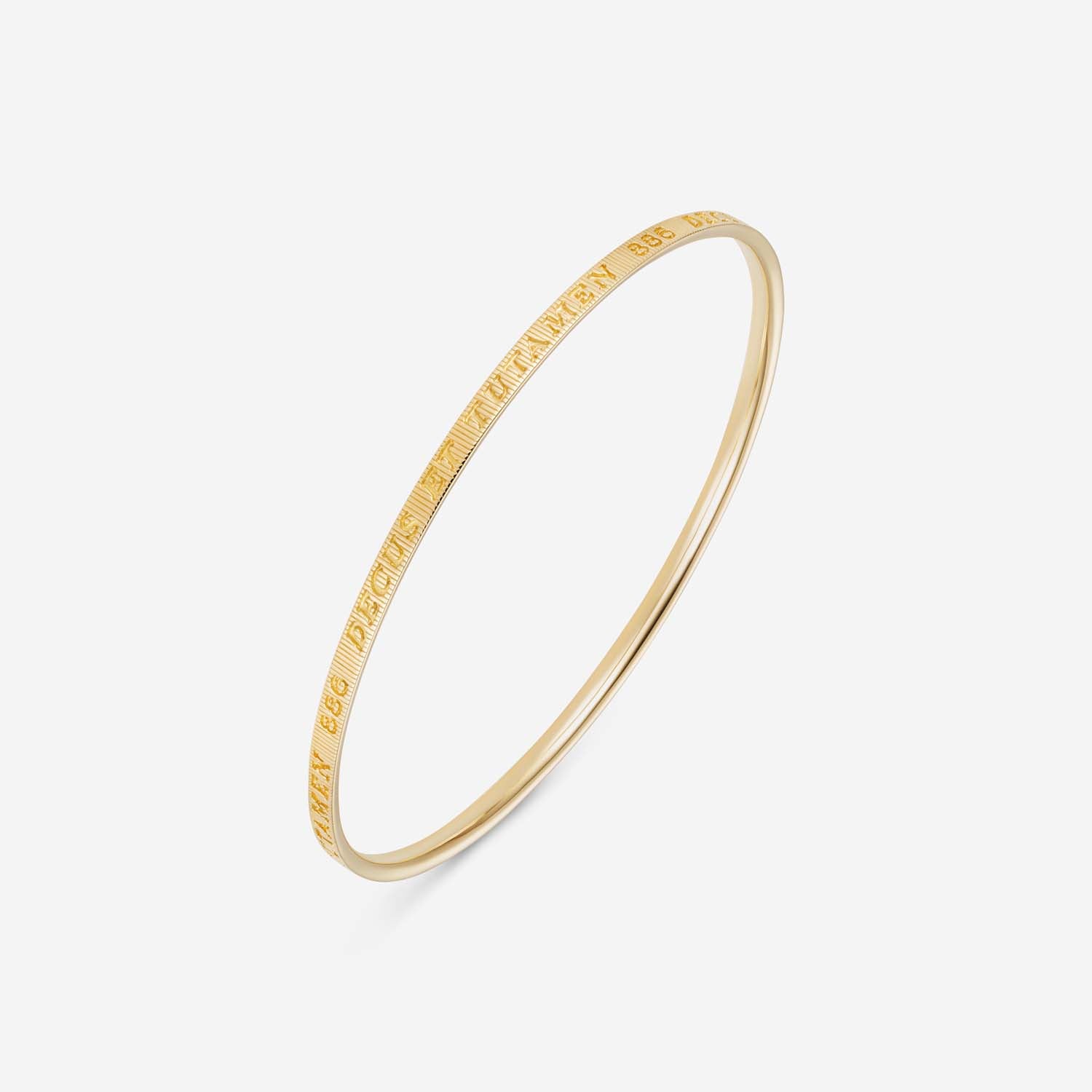 886 Royal Mint Bracelets Tutamen Bangle 18ct Yellow Gold