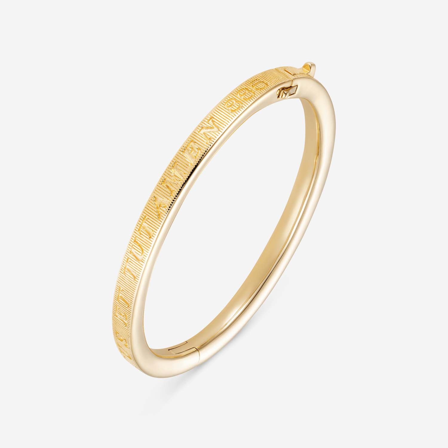 886 Royal Mint Bracelets Tutamen Hinged Bangle 18ct Yellow Gold