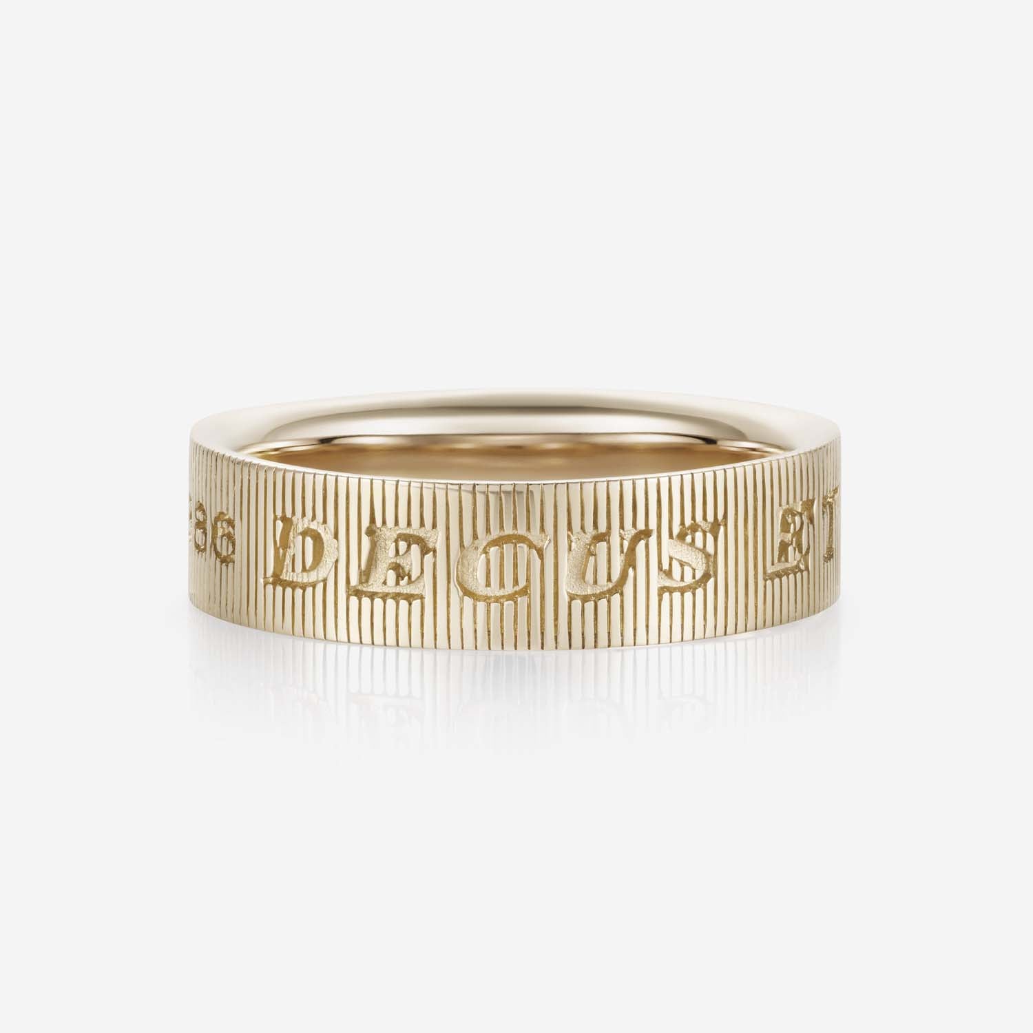 886 Royal Mint Rings Tutamen Large Ring 9ct Yellow Gold