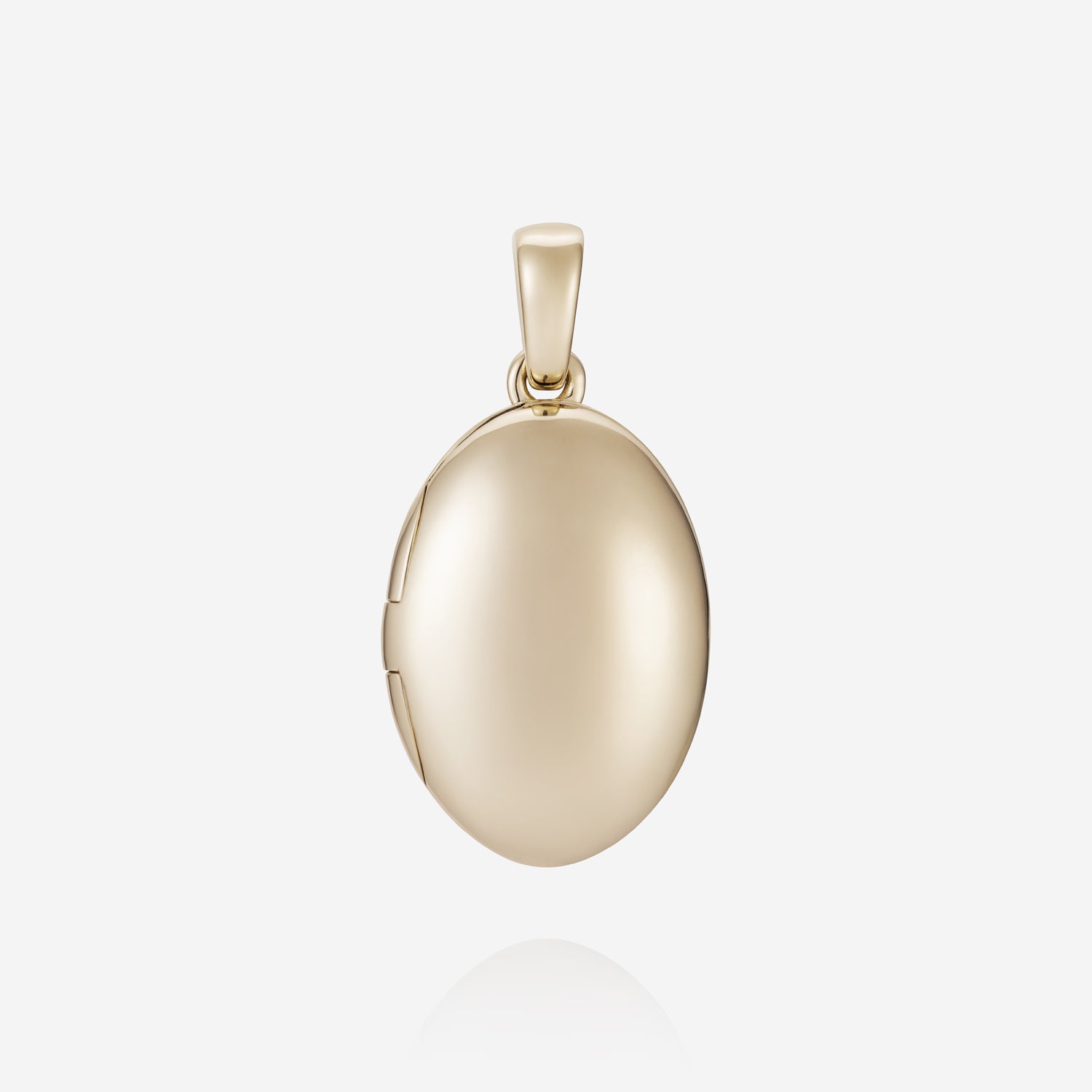 886 Royal Mint Necklaces 886 Oval Locket With Chain 9ct Yellow Gold