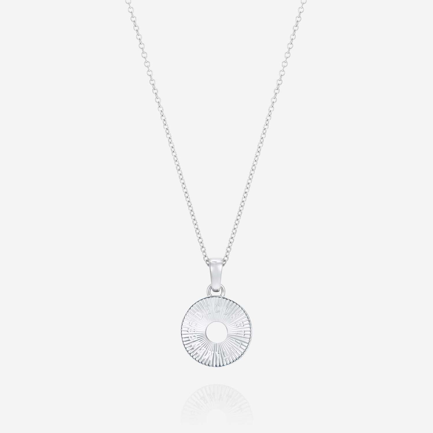 886 Royal Mint Necklaces Tutamen Round Pendant with Chain Silver