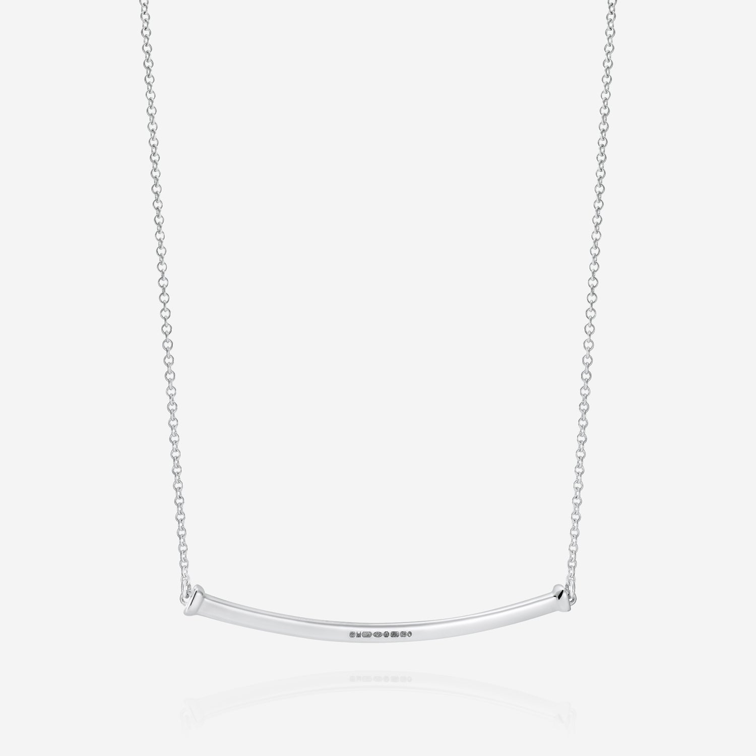 886 Royal Mint Necklaces 886 Bar Necklace Silver