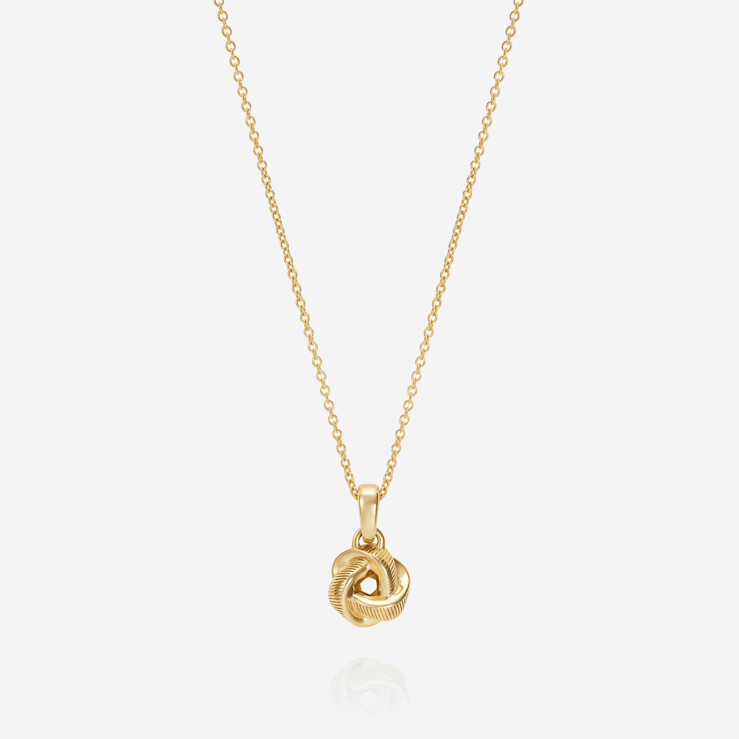 886 Royal Mint Pendants & Charms Knot Pendant With Chain 18ct Yellow Gold