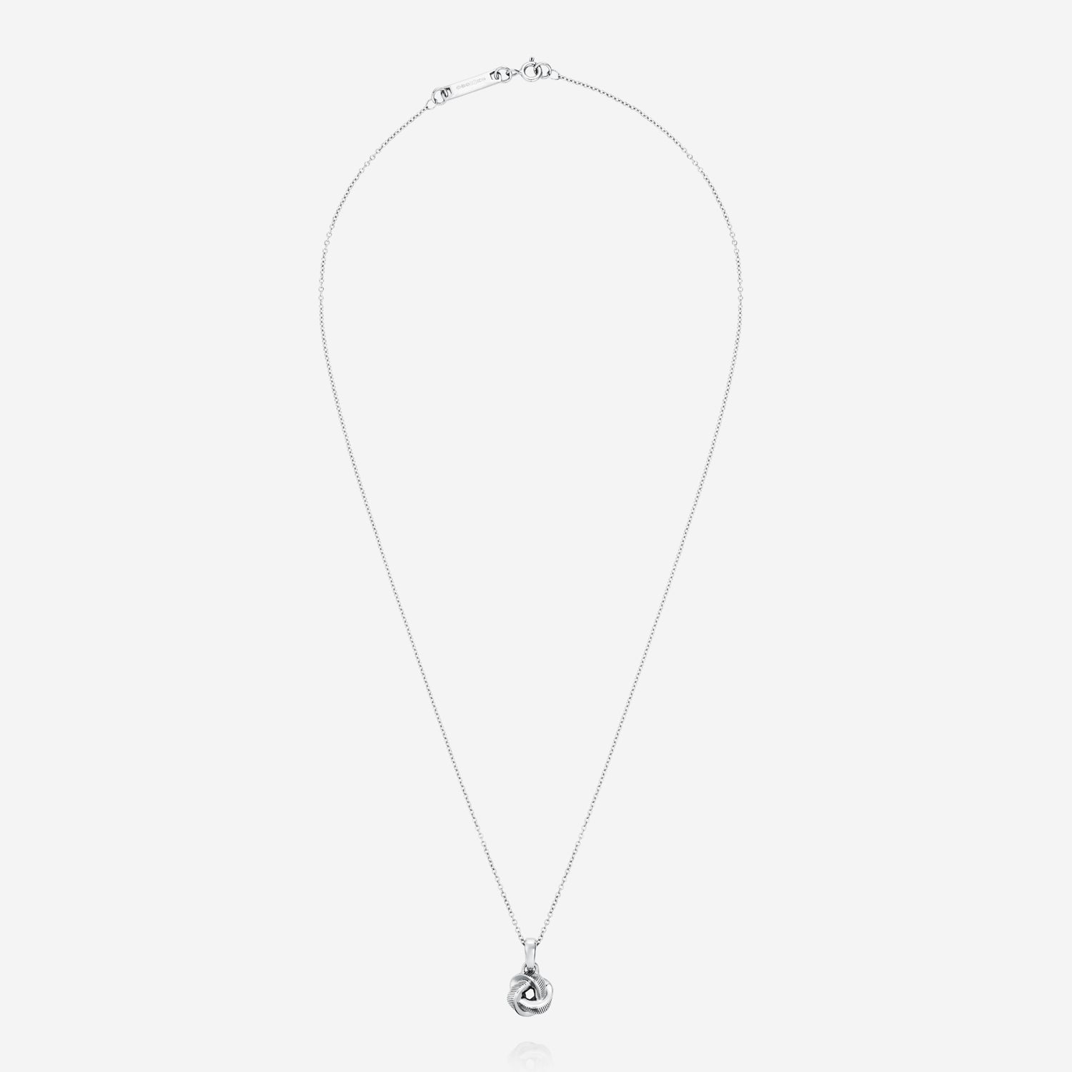 886 Royal Mint Knot Pendant With Chain Sterling Silver