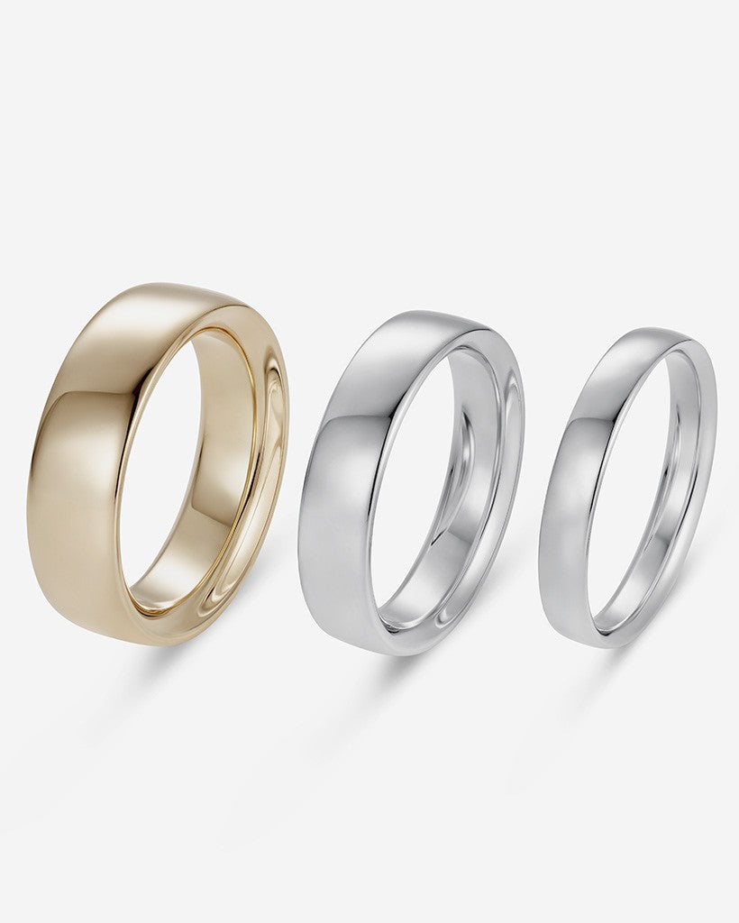 886 Royal Mint Rings 886 Fine Band Ring in 9ct Yellow Gold