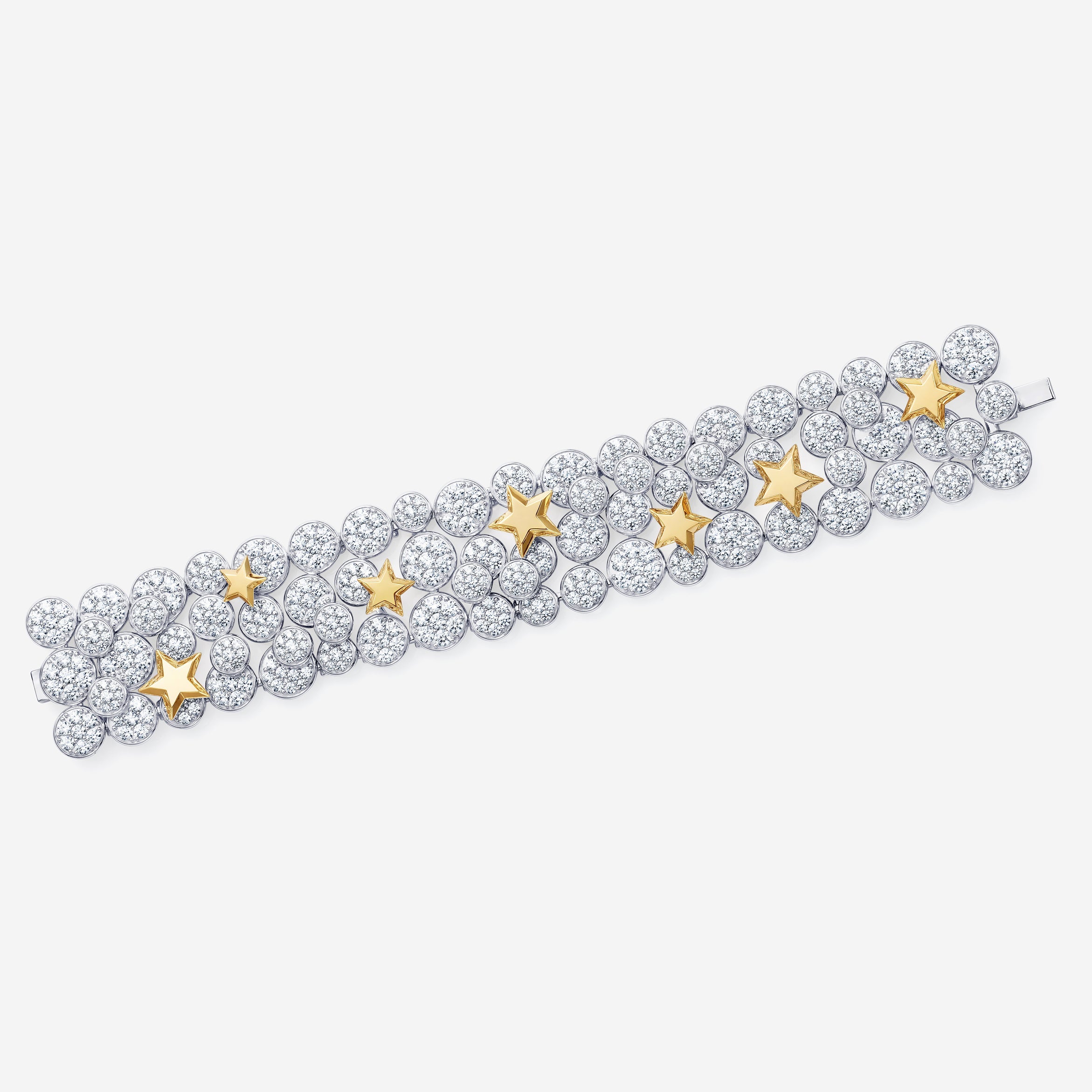 886 Royal Mint Bracelet Night Sky Pave Bracelet, 18ct Yellow & White Gold