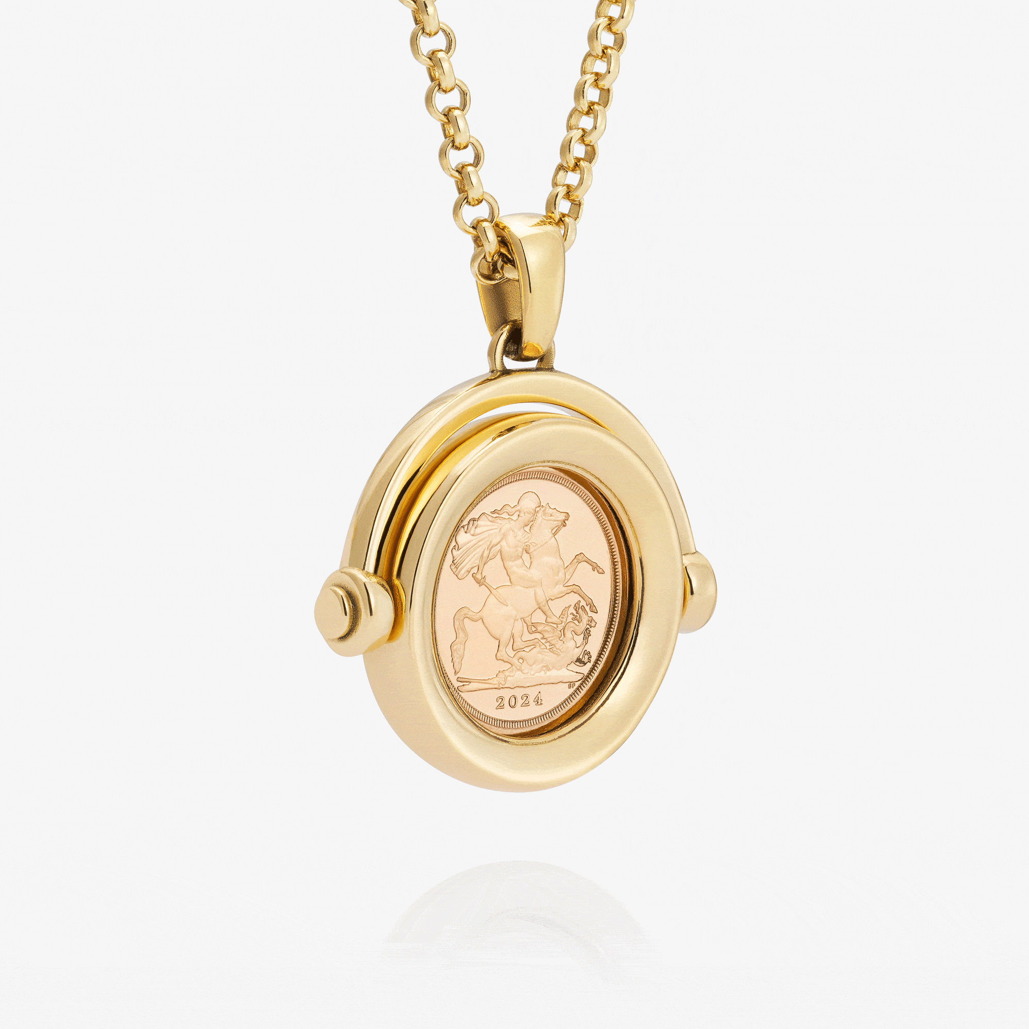 Sovereign pendant necklace discount
