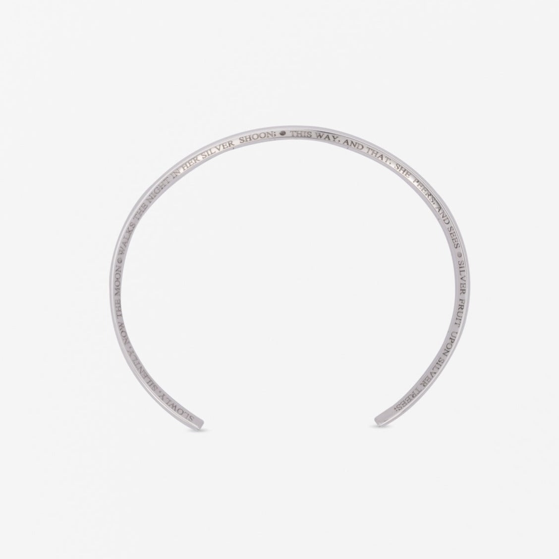 886 Royal Mint Bracelet 886 Fine Poem Cuff in Sterling Silver