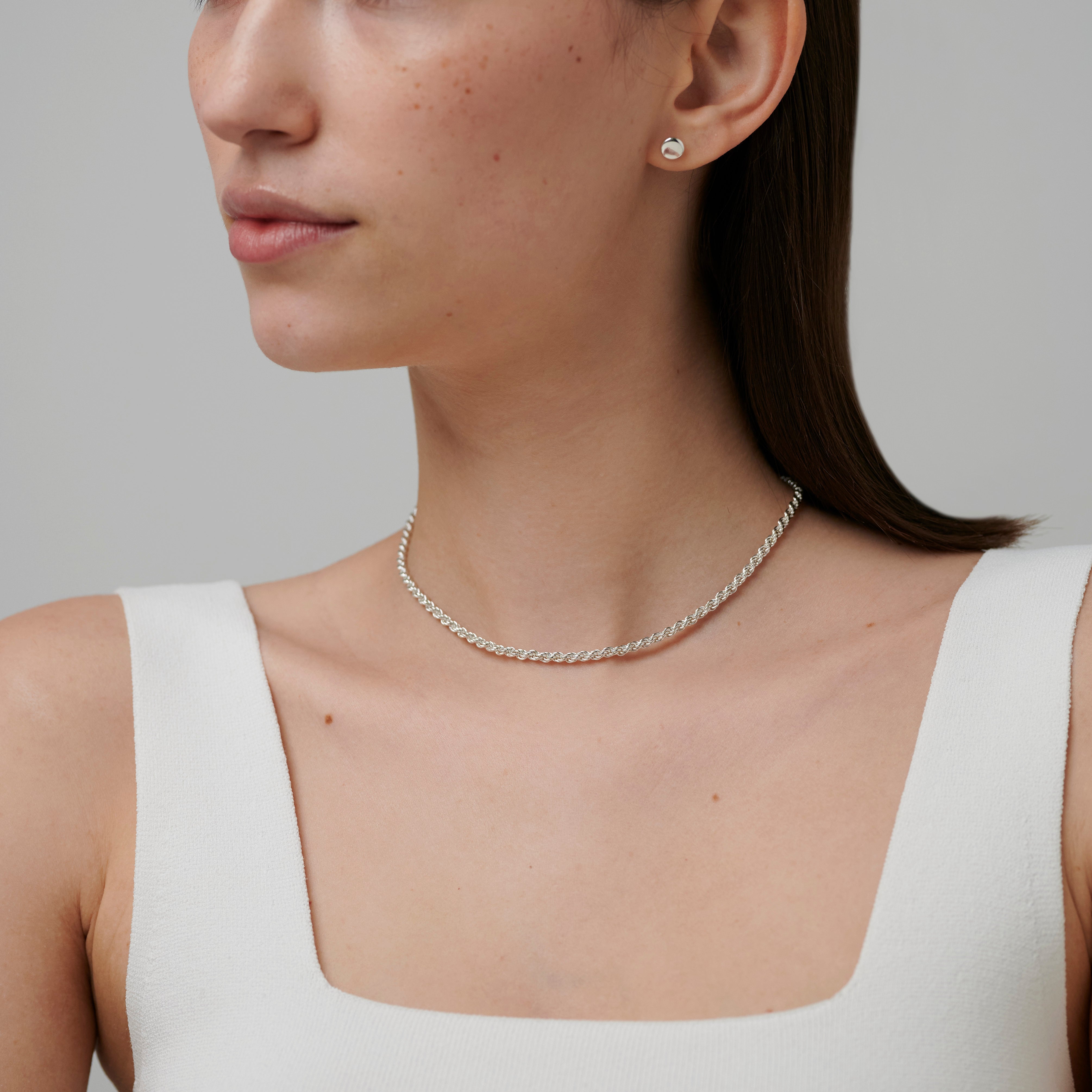 886 Royal Mint Necklaces 886 Rope Chain in Sterling Silver