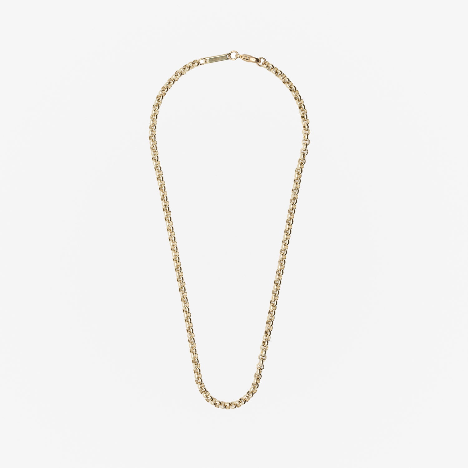 886 Royal Mint Necklaces 14 inch 886 Belcher Chain in 18ct Yellow Gold
