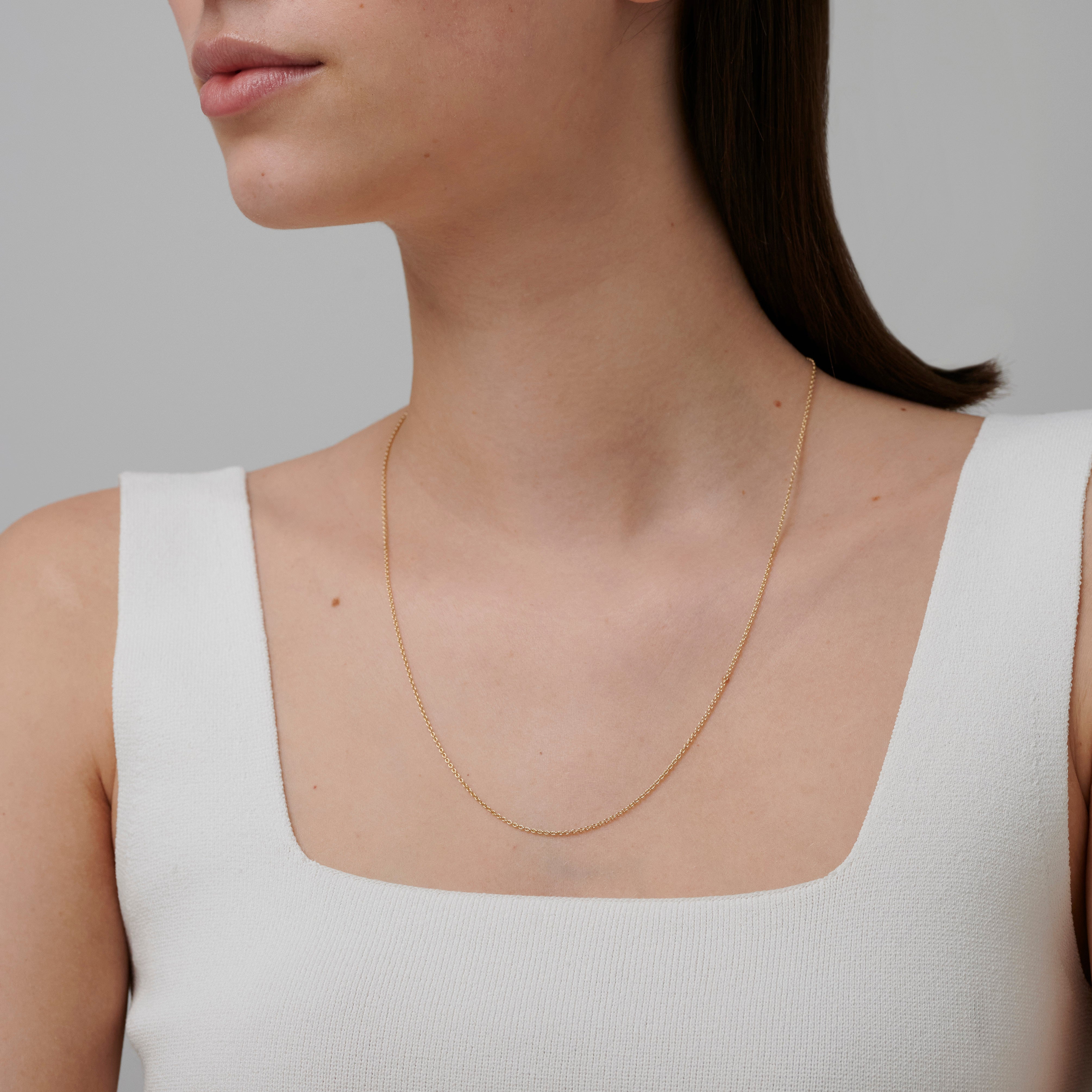886 Royal Mint Necklaces 886 Trace Chain in 18ct Yellow Gold