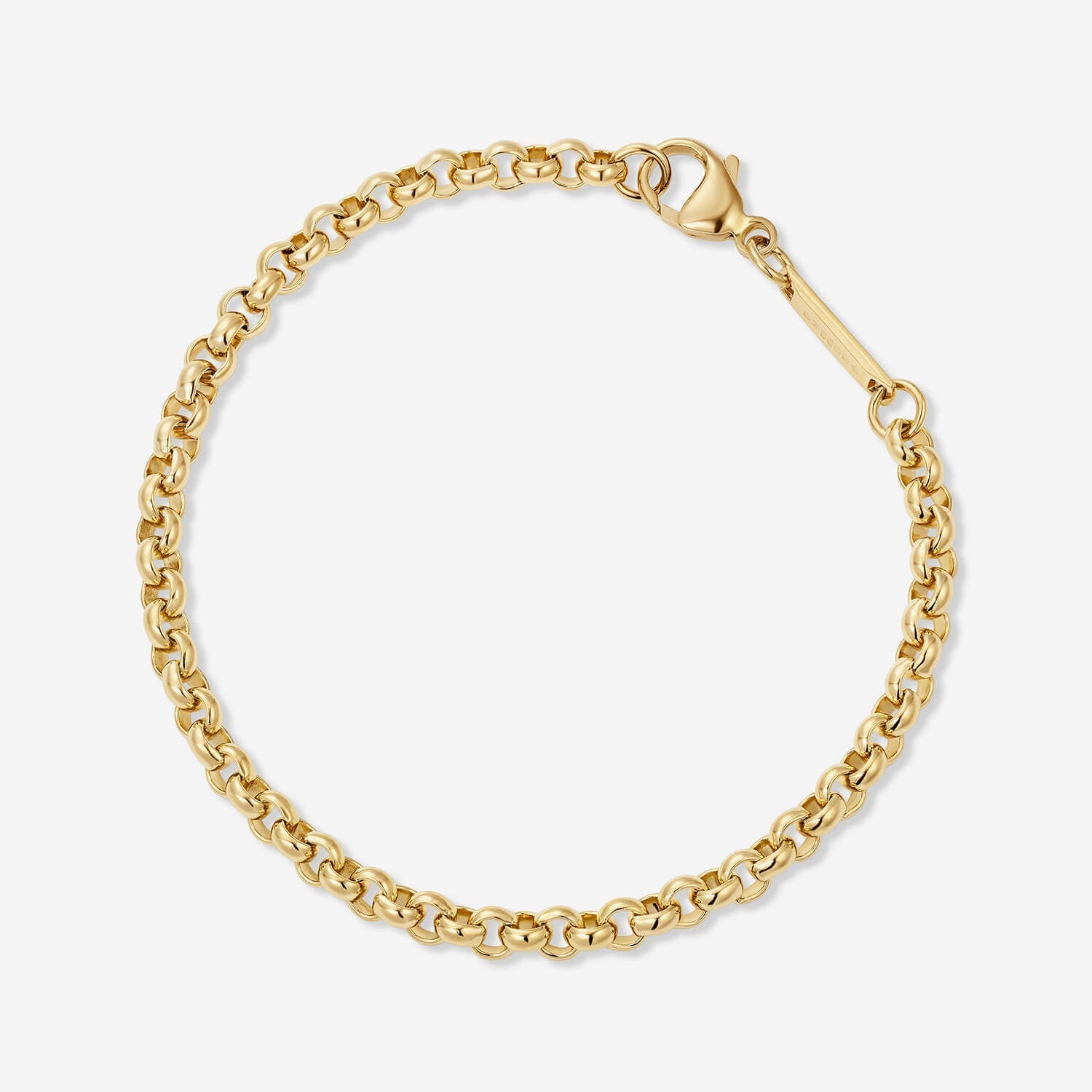 886 Royal Mint Bracelets 886 Belcher Chain Bracelet in 18ct Yellow Gold