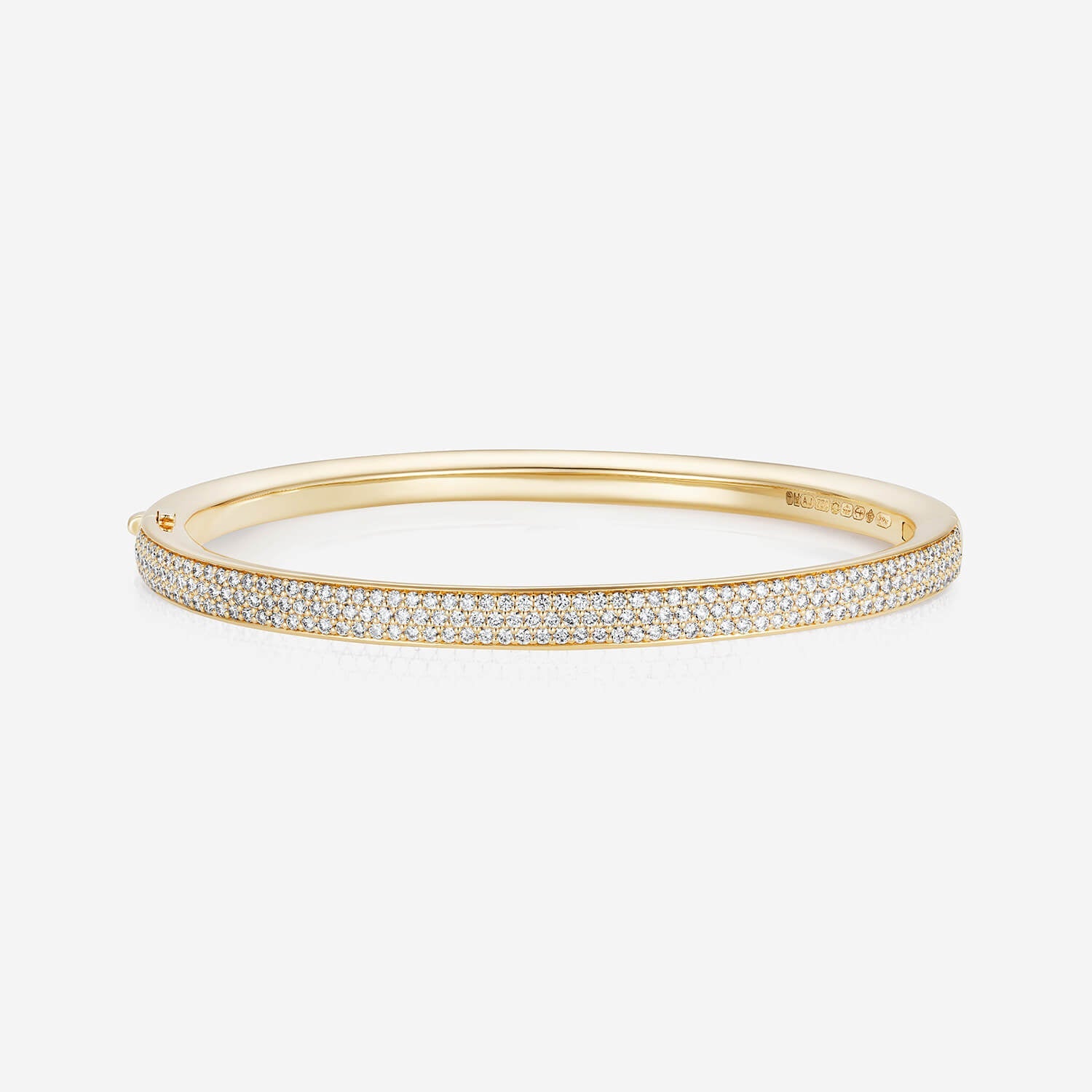 886 Royal Mint Bracelet X-Small 886 Pavé Bangle in 18ct Yellow Gold