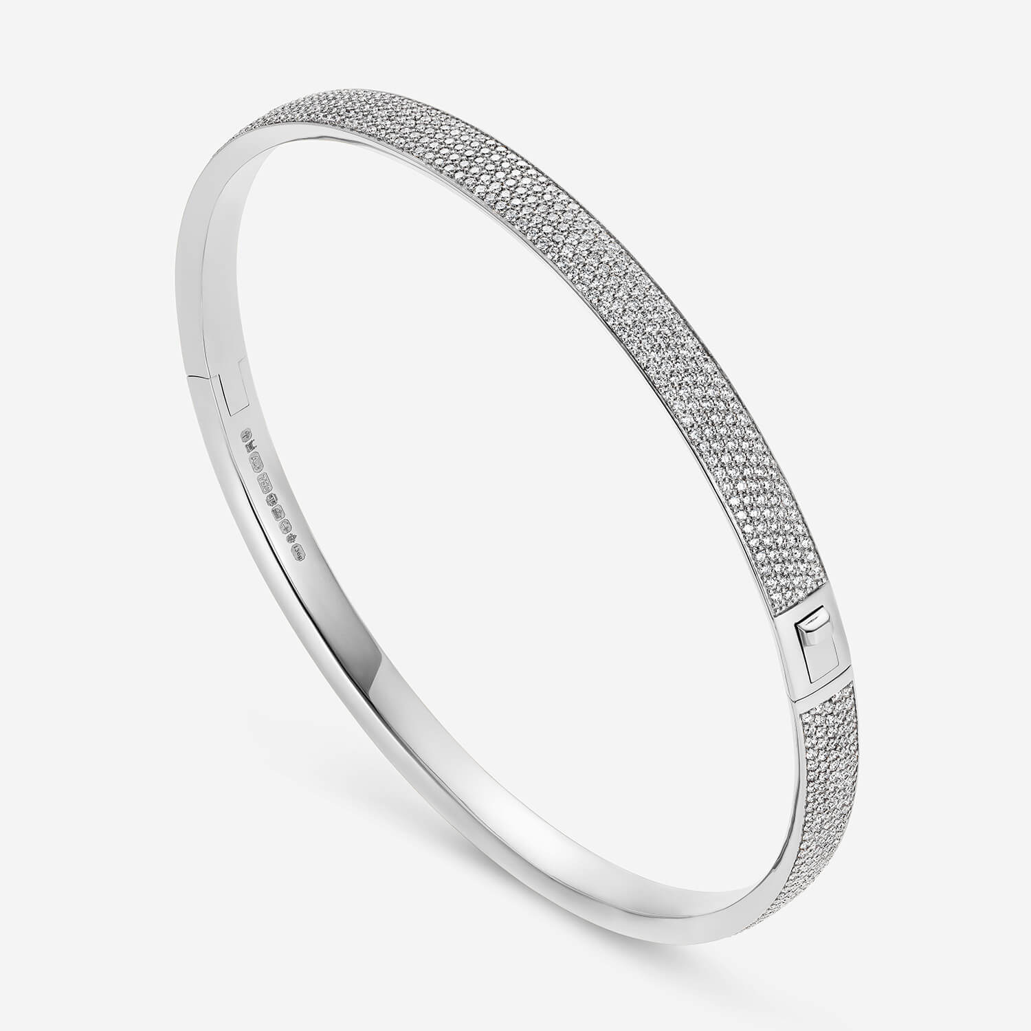 886 Royal Mint Necklaces 886 Pavé Choker in 18ct White Gold