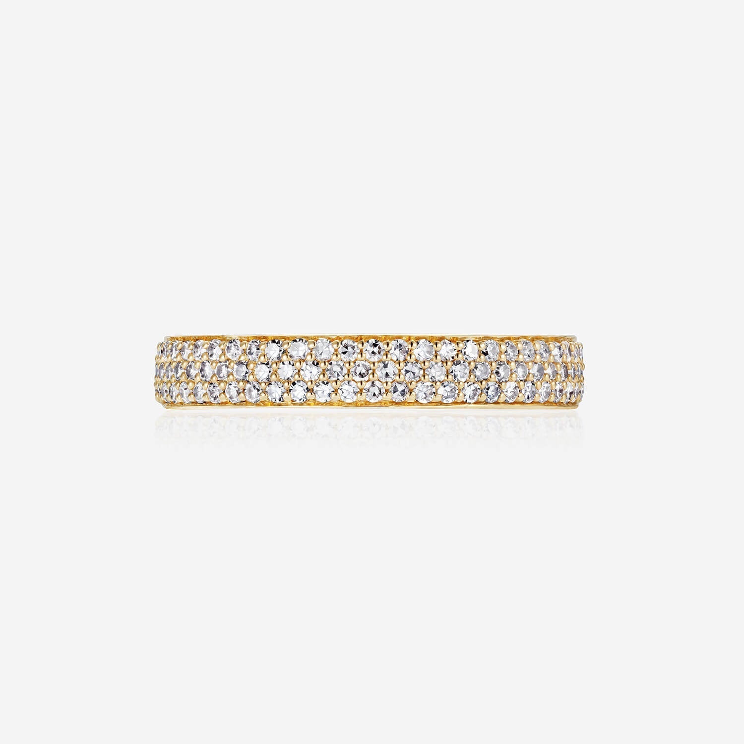 886 Royal Mint Rings 886 Pavé Ring in 18ct Yellow Gold
