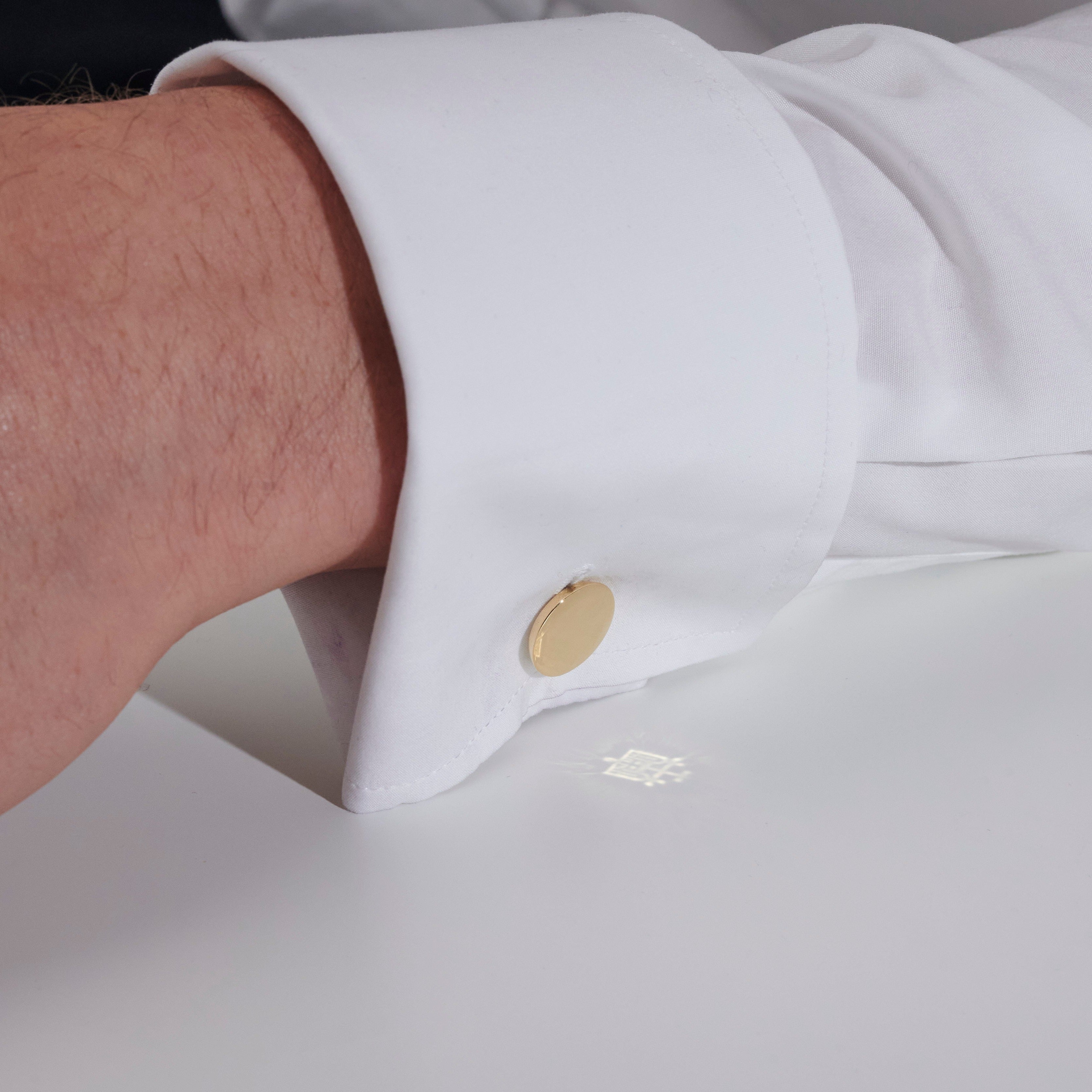 886 Royal Mint Cufflinks 886 Caustic Cufflinks in 9ct Yellow Gold