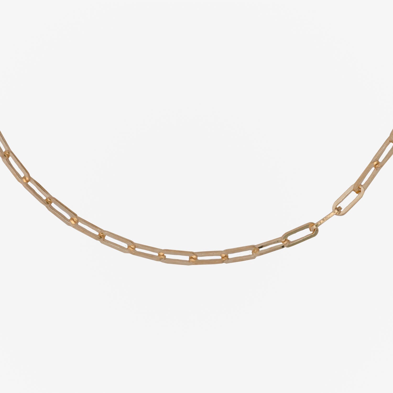 886 Royal Mint Necklaces 886 Square Trace Chain in 9ct Yellow Gold