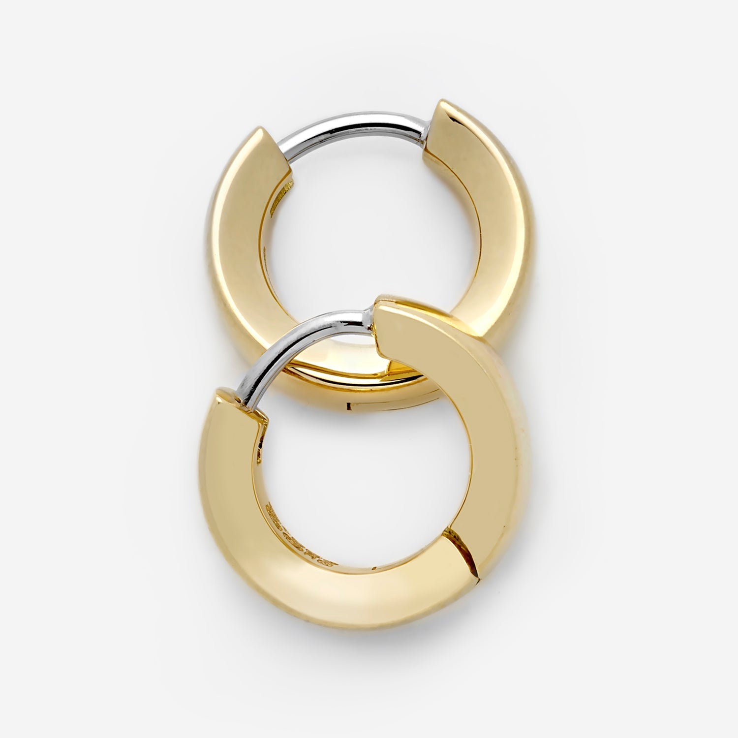 886 Royal Mint Earrings 886 Huggie Hoops in 18ct Yellow Gold