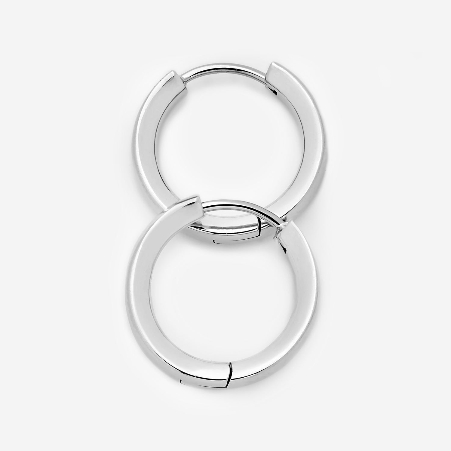 886 Royal Mint Earrings 886 Hoops in Sterling Silver