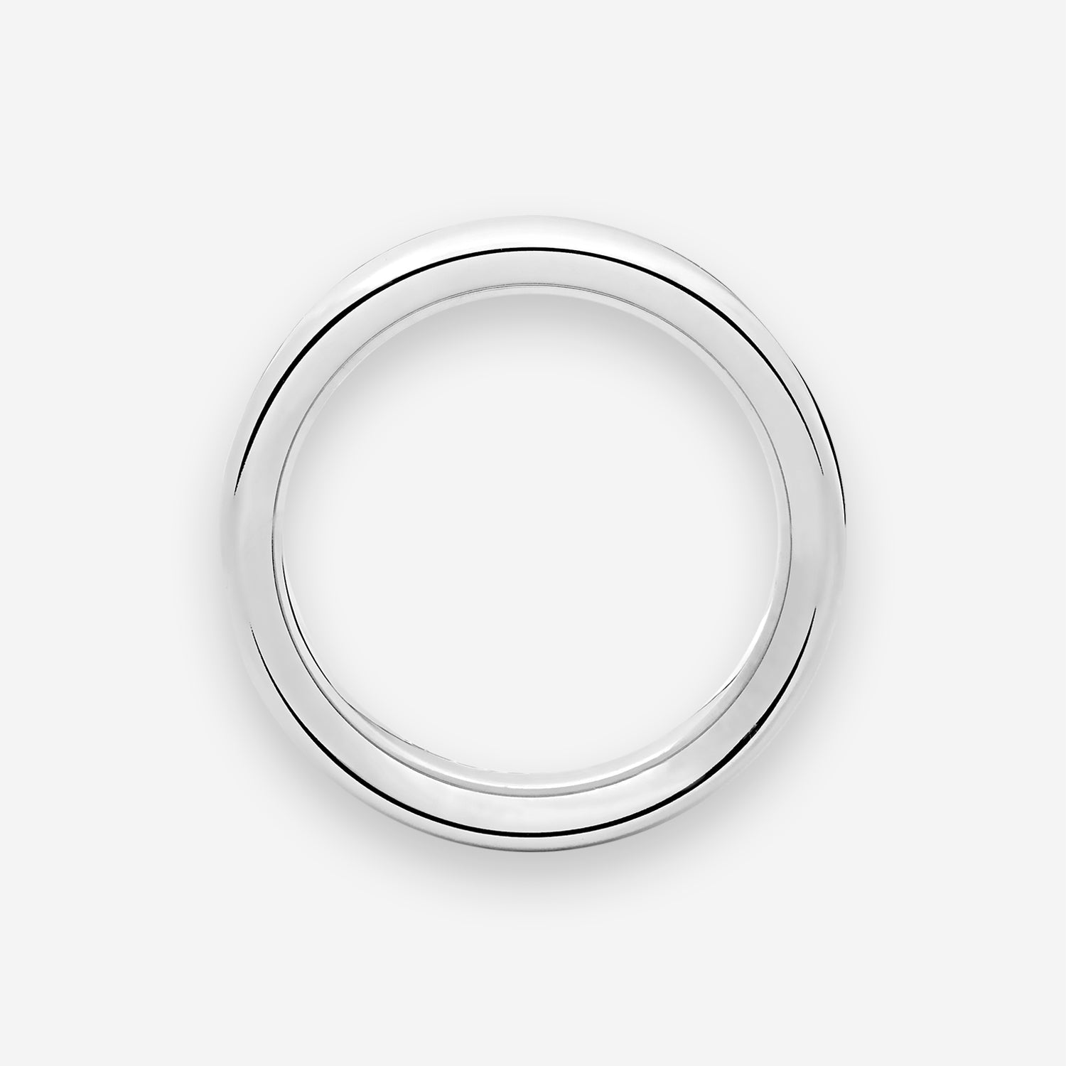 886 Royal Mint Rings 886 Bold Band Ring in 18ct White Gold