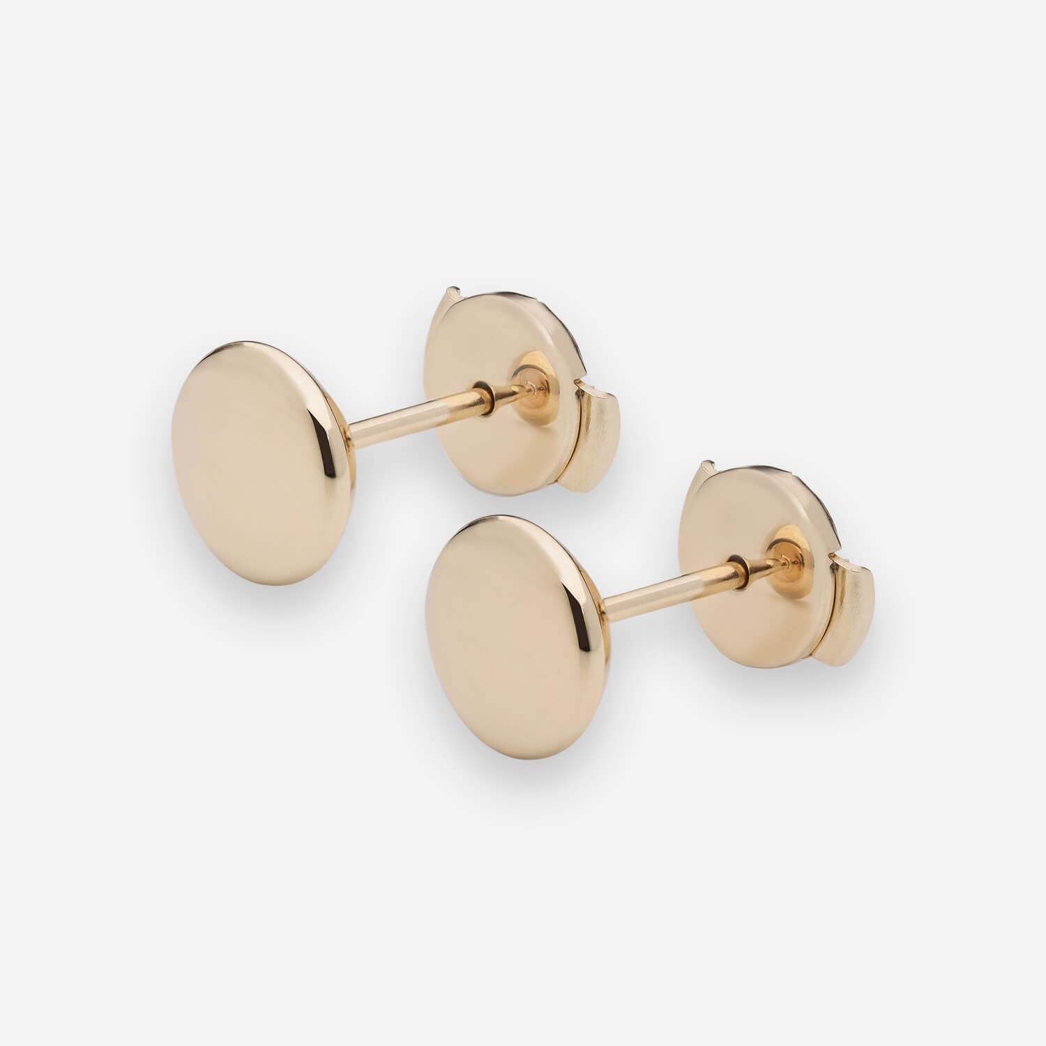 886 Royal Mint Earrings 886 Large Stud Earrings in 9ct Yellow Gold