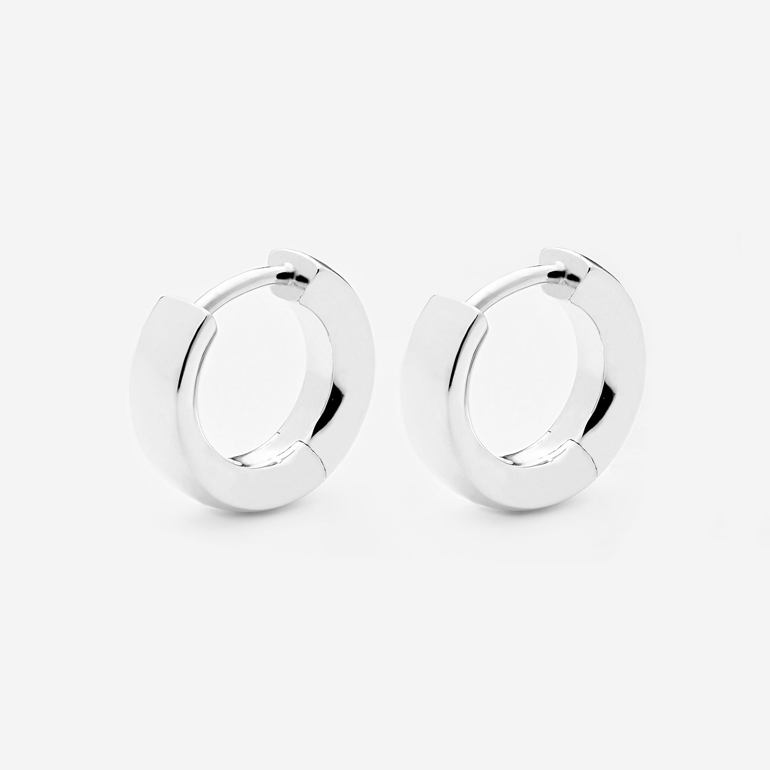 886 Royal Mint Earrings 886 Huggie Hoops in Sterling Silver