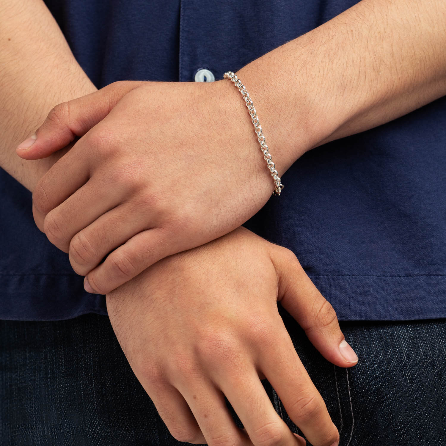 886 Royal Mint Bracelets 886 Belcher Chain Bracelet in Sterling Silver