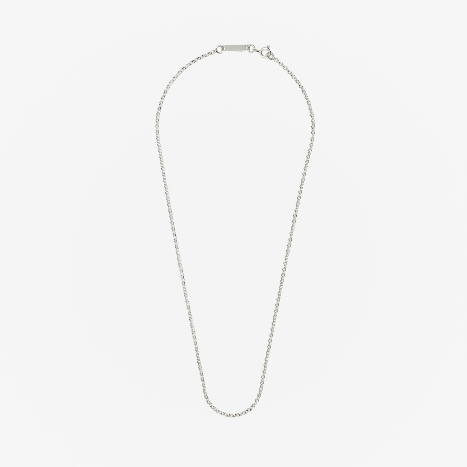 886 Royal Mint Necklaces 14 inch 886 Small Belcher Chain in Sterling Silver