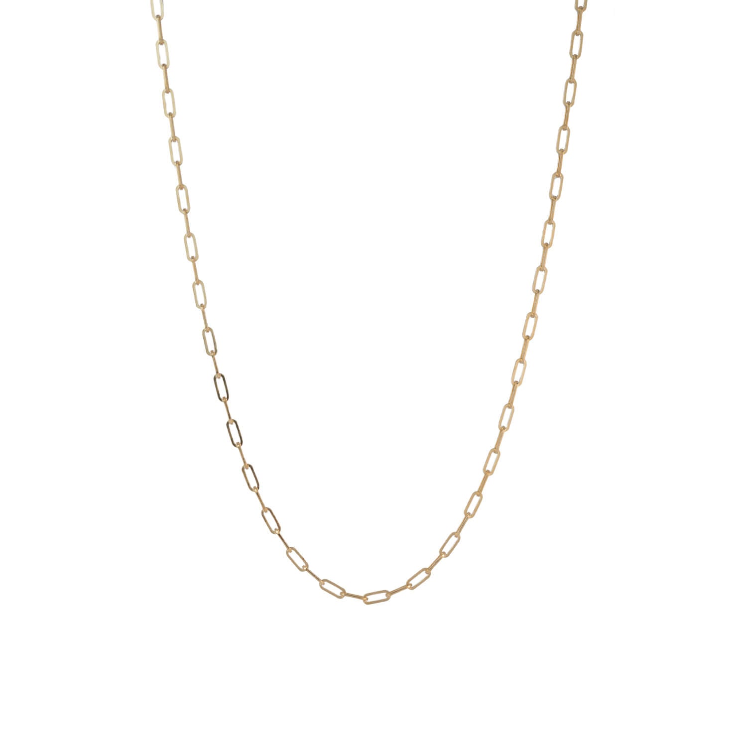 886 Royal Mint Necklaces 16 inch 886 Square Trace Chain in 9ct Yellow Gold