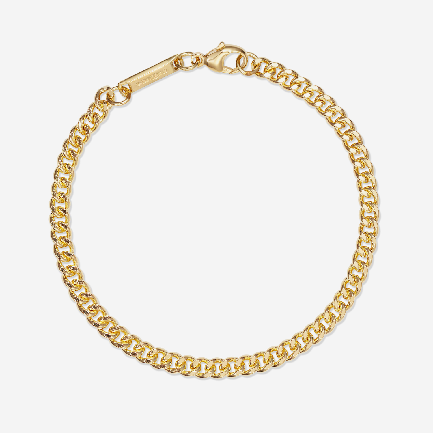 886 Curb Chain Bracelet 18ct Yellow Gold – 886 Royal Mint